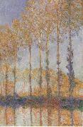 Claude Monet Poplars on the banks of the EPTE oil